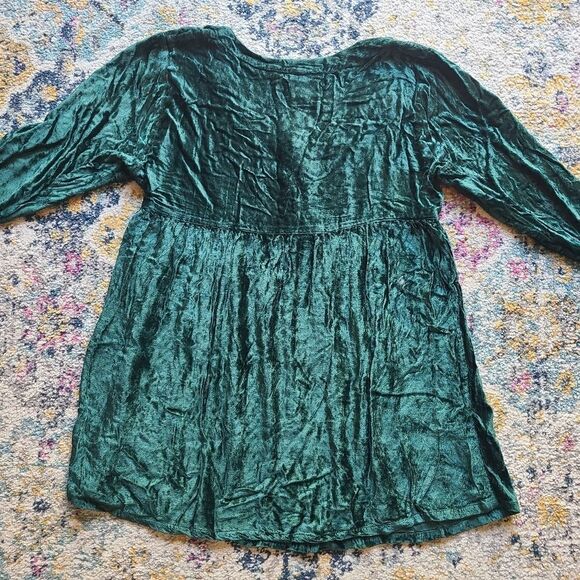 Vintage  Short Circuit  velvet top - Picture 3 of 12